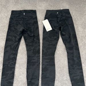 Lululemon Wunder Under HR Tight 25” Full-On Luon Black Size 4